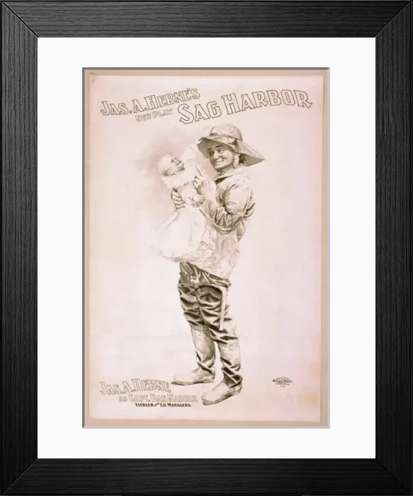 Framed Print : Jas. A Hernes new play, Sag Harbor Framed Print : Jas. A Hernes new play, Sag Harbor