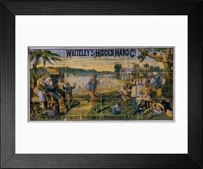 Framed Print : Whiteleys Original Hidden Hand Co Framed Print : Whiteleys Original Hidden Hand Co