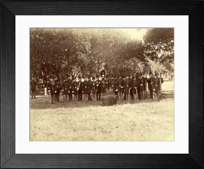 Framed Print : The post band, Fort Monroe, Va. December, 1864 Framed Print : The post band, Fort Monroe, Va. December, 1864
