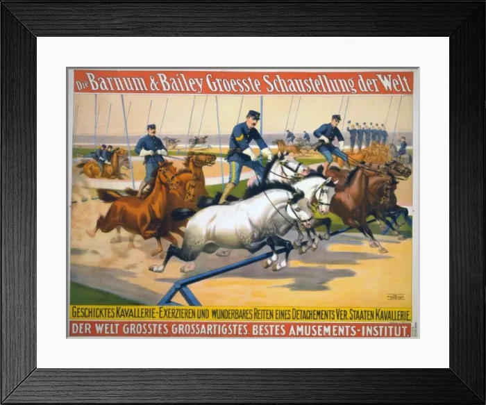 Framed Print : Die Barnum & Bailey groesste schaustellung der welt Der welt Framed Print : Die Barnum & Bailey groesste schaustellung der welt Der welt