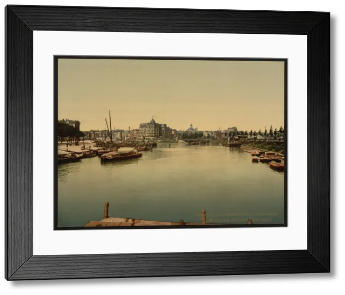 Framed Print : Prince Henrys quay, Amsterdam, Holland Framed Print : Prince Henrys quay, Amsterdam, Holland
