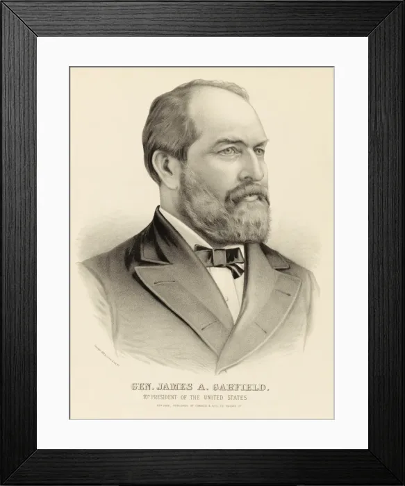 Framed Print : General James A. Garfield Framed Print : General James A. Garfield