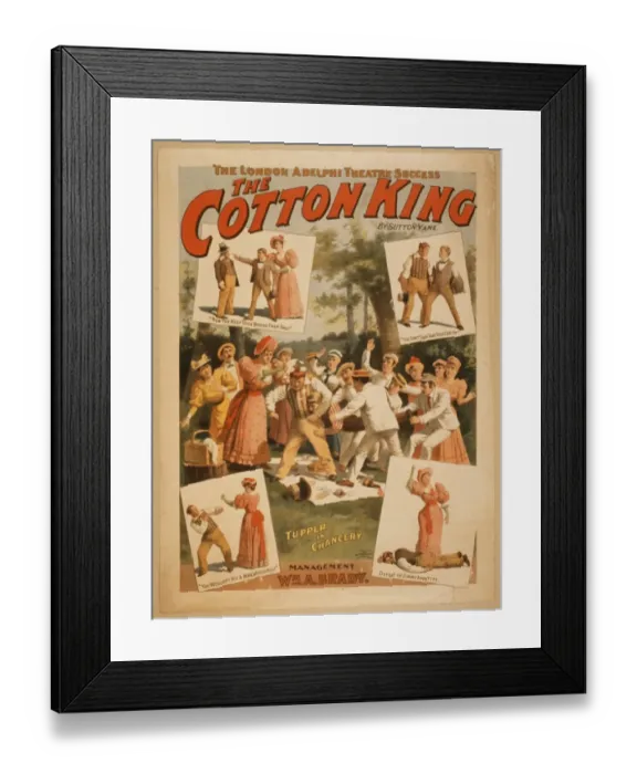 Framed Print : The cotton king the London Adelphi Theatre success : by Sutt Framed Print : The cotton king the London Adelphi Theatre success : by Sutt