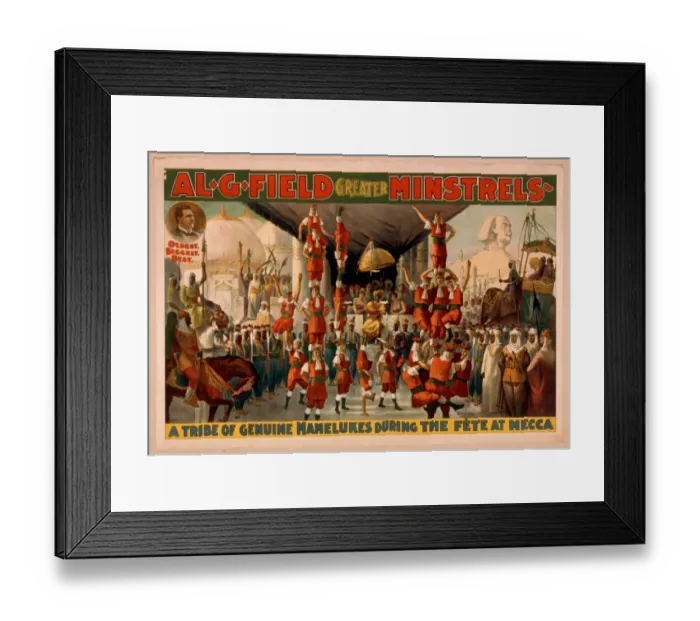 Framed Print : Al. G. Field Greater Minstrels oldest, biggest, best Framed Print : Al. G. Field Greater Minstrels oldest, biggest, best