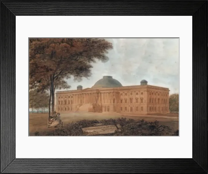 Framed Print : United States Capitol, Washington, DC Perspective from the n Framed Print : United States Capitol, Washington, DC Perspective from the n