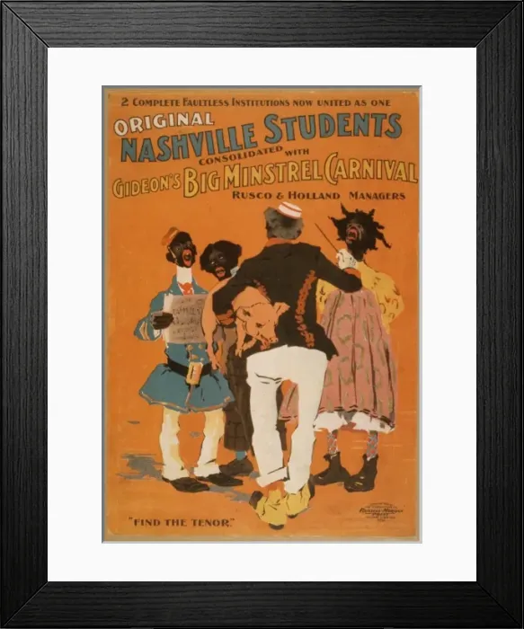 Framed Print : Original Nashville Students consolidated with Gideons Big M Framed Print : Original Nashville Students consolidated with Gideons Big M