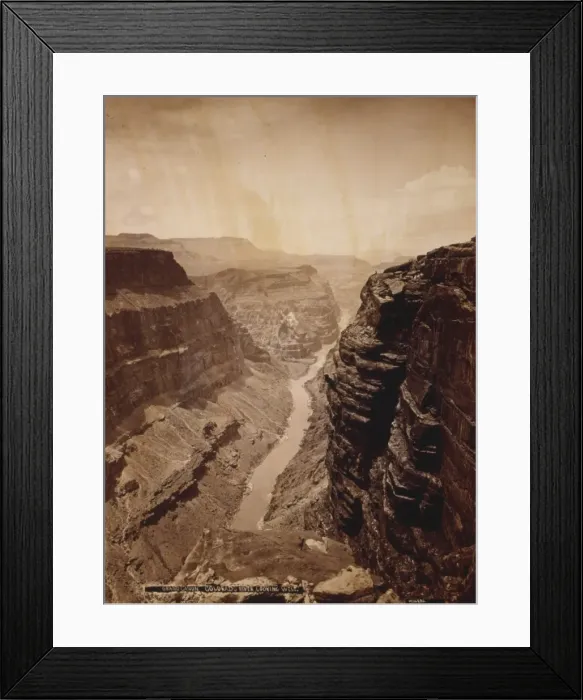Framed Print : Grand Canyon, Colorado River, looking west Framed Print : Grand Canyon, Colorado River, looking west