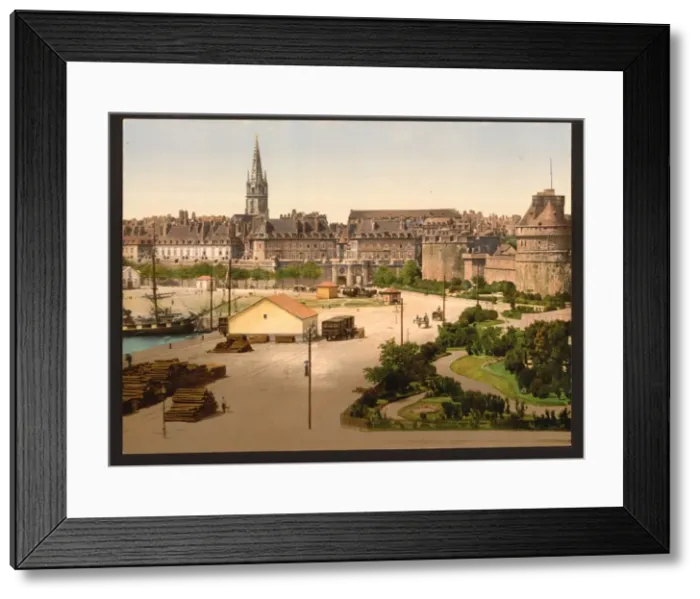 Framed Print : St. Vincent Gate, St. Malo, France Framed Print : St. Vincent Gate, St. Malo, France