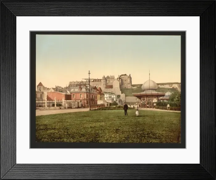 Framed Print : Old castle, Dieppe, France Framed Print : Old castle, Dieppe, France