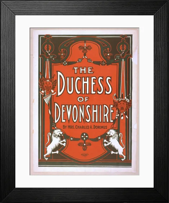 Framed Print : The Duchess of Devonshire by Mrs. Charles A. Doremus Framed Print : The Duchess of Devonshire by Mrs. Charles A. Doremus