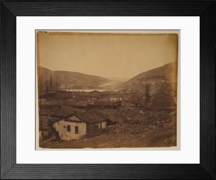 Framed Print : General view of Balaklava, the hospital on the right Framed Print : General view of Balaklava, the hospital on the right