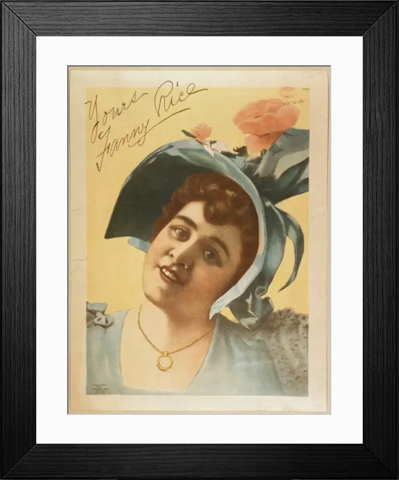 Framed Print : Yours, Fanny Rice Framed Print : Yours, Fanny Rice
