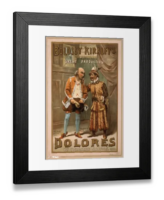 Framed Print : Bolossy Kiralfys great production, Dolores by Victorien Sar Framed Print : Bolossy Kiralfys great production, Dolores by Victorien Sar
