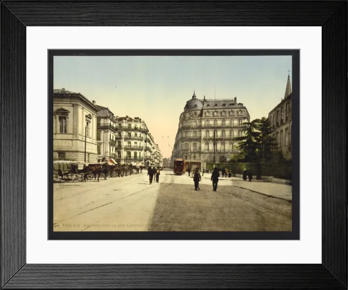 Framed Print : Rue Nationale, Montpelier, France Framed Print : Rue Nationale, Montpelier, France