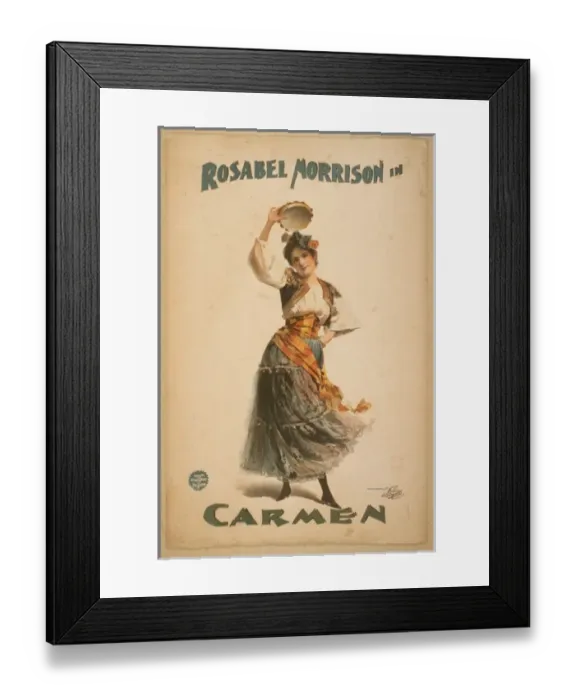 Framed Print : Rosabel Morrison in Carmen Framed Print : Rosabel Morrison in Carmen