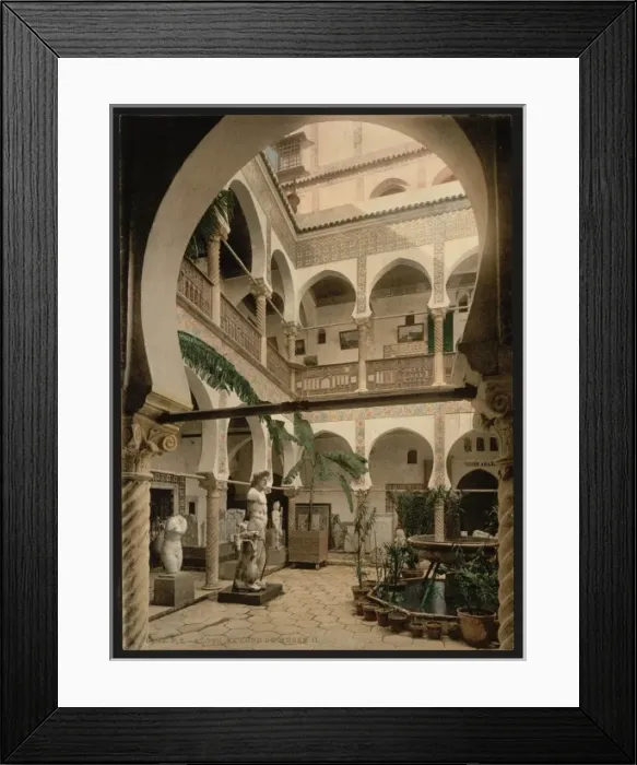 Framed Print : Museum: entrance hall, II, Algiers, Algeria Framed Print : Museum: entrance hall, II, Algiers, Algeria