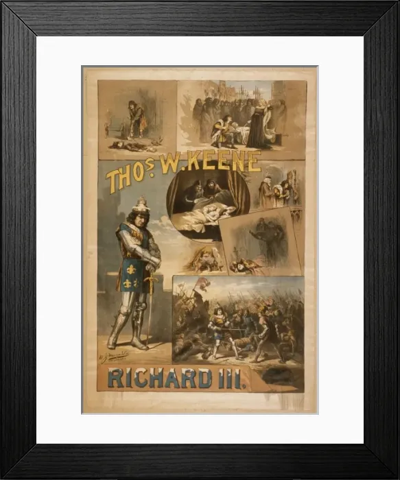 Framed Print : Thos. W. Keene. Richard III