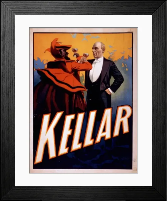 Framed Print : Kellar. Date c1899 Framed Print : Kellar. Date c1899
