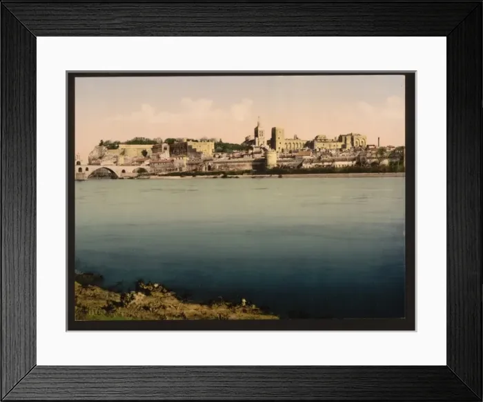Framed Print : From the Isle de Barthalasse, (i. e. Ile de la Barthelasse) Framed Print : From the Isle de Barthalasse, (i. e. Ile de la Barthelasse)