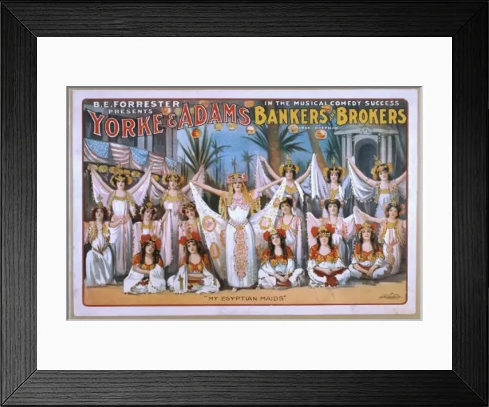 Framed Print : BE Forrester presents Yorke & Adams in the musical comedy su Framed Print : BE Forrester presents Yorke & Adams in the musical comedy su