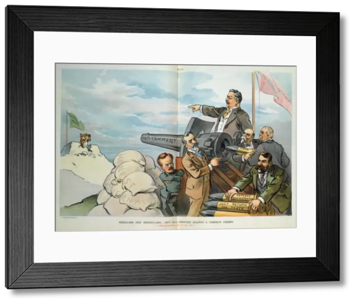 Framed Print : Regulars and irregulars - but all arrayed against a common e Framed Print : Regulars and irregulars - but all arrayed against a common e