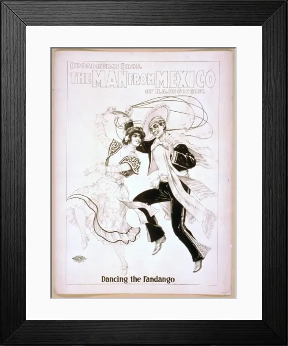 Framed Print : Broadhurst Bros. The man from Mexico by HA DuSouchet Framed Print : Broadhurst Bros. The man from Mexico by HA DuSouchet