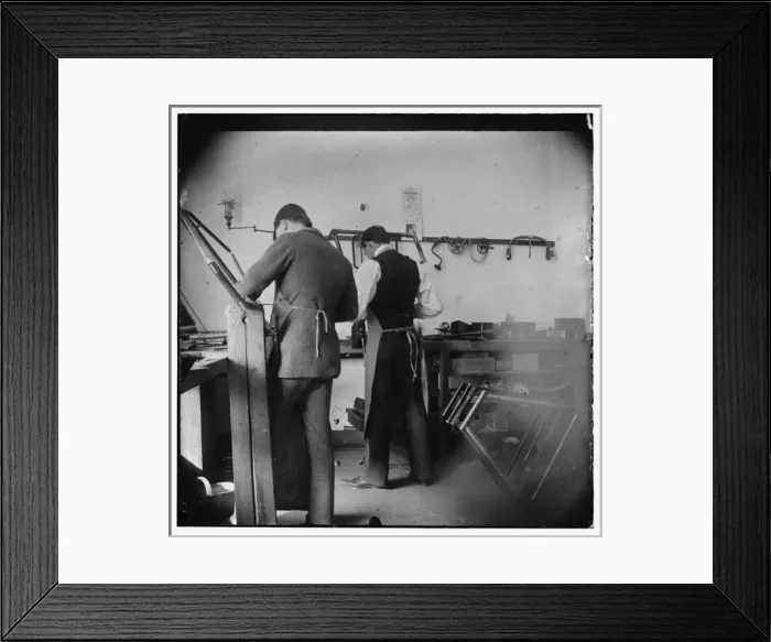 Framed Print : Orville Wright and Edwin H. Sines, neighbor and boyhood frie Framed Print : Orville Wright and Edwin H. Sines, neighbor and boyhood frie