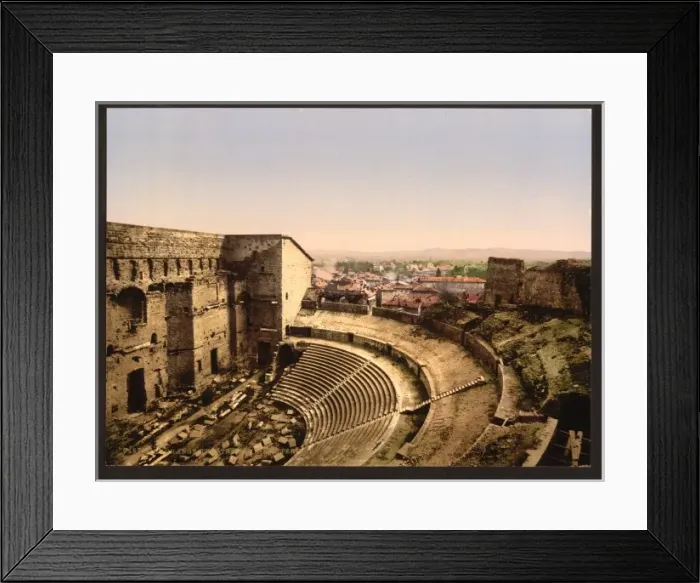 Framed Print : Roman theatre, interior, Orange, Provence, France Framed Print : Roman theatre, interior, Orange, Provence, France