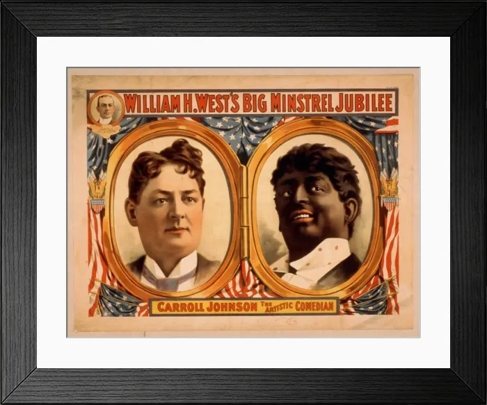 Framed Print : William H. Wests Big Minstrel Jubilee Framed Print : William H. Wests Big Minstrel Jubilee