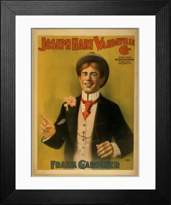 Framed Print : Joseph Hart Vaudeville Co. direct from Weber & Fields Music Framed Print : Joseph Hart Vaudeville Co. direct from Weber & Fields Music