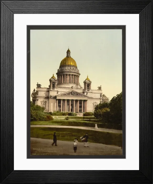 Framed Print : The Isaac Cathedral from Alexanders Garden, St. Petersburg Framed Print : The Isaac Cathedral from Alexanders Garden, St. Petersburg