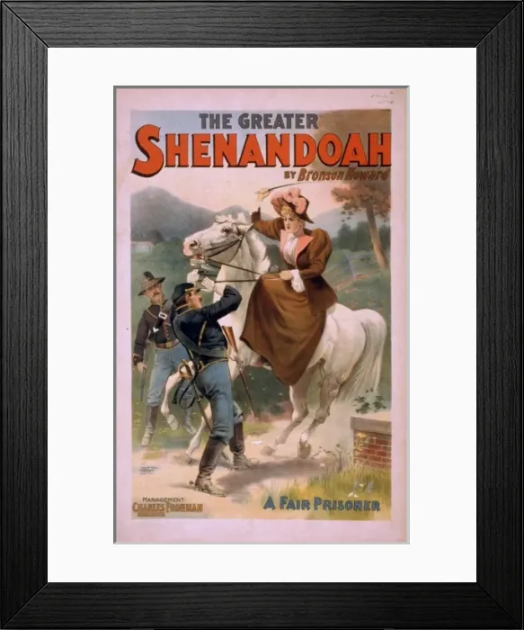 Framed Print : The greater Shenandoah by Bronson Howard Framed Print : The greater Shenandoah by Bronson Howard