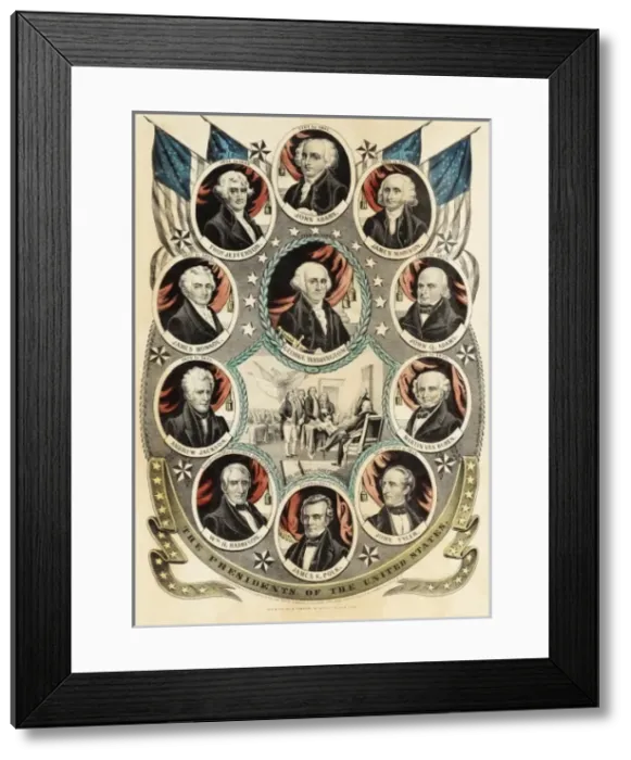 Framed Print : The Presidents of the United States Framed Print : The Presidents of the United States