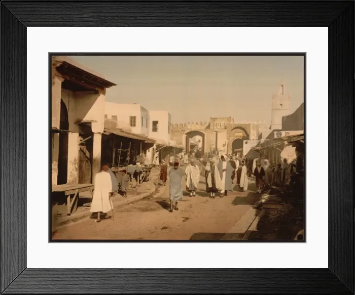 Framed Print : A street, Kairwan, Tunisia Framed Print : A street, Kairwan, Tunisia