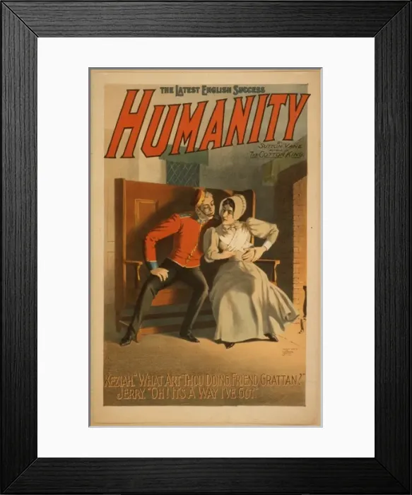 Framed Print : Humanity the latest English success : by Sutton Vane, author Framed Print : Humanity the latest English success : by Sutton Vane, author