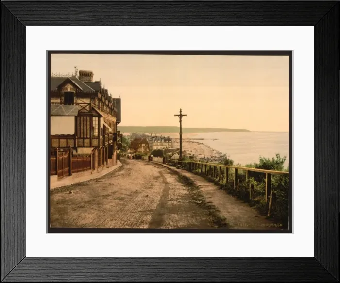 Framed Print : General view, Trouville, France Framed Print : General view, Trouville, France