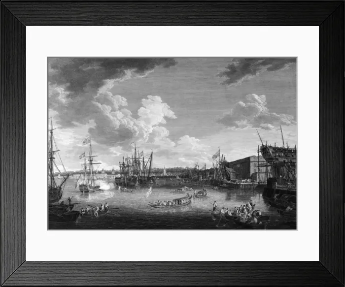 Framed Print : To the Kings most excellent majesty, this view of the royal Framed Print : To the Kings most excellent majesty, this view of the royal