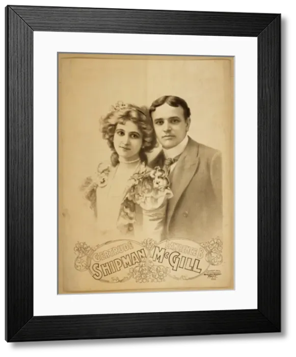 Framed Print : Gertrude Shipman, Lawrence B. McGill Framed Print : Gertrude Shipman, Lawrence B. McGill