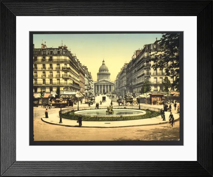 Framed Print : The Pantheon and the rue Soufflot, Paris, France Framed Print : The Pantheon and the rue Soufflot, Paris, France