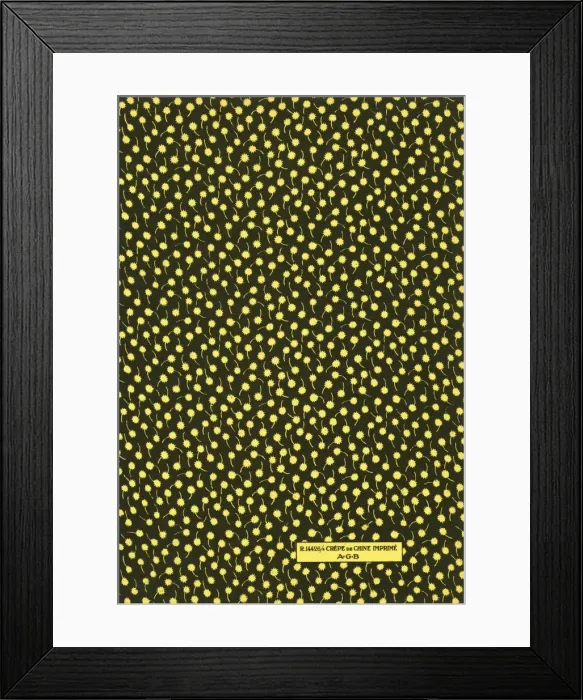 Framed Print : Fabric design, Art Gout Beaute, 1929 Framed Print : Fabric design, Art Gout Beaute, 1929