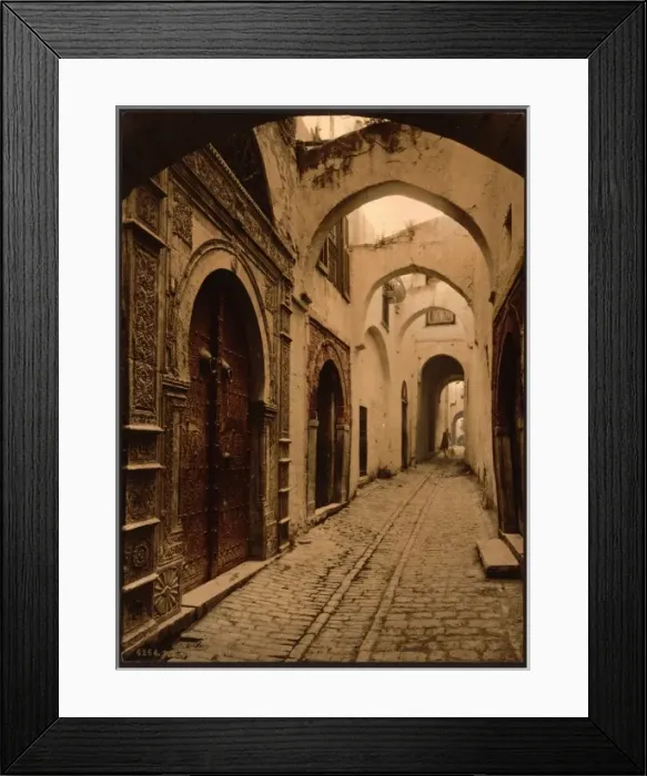 Framed Print : Tresure Street, Tunis, Tunisia Framed Print : Tresure Street, Tunis, Tunisia