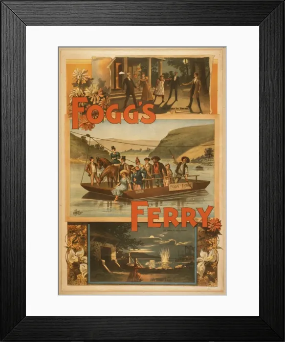 Framed Print : Foggs Ferry by Chas. E. Callahan Framed Print : Foggs Ferry by Chas. E. Callahan