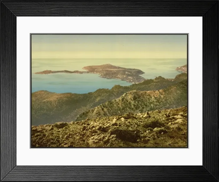 Framed Print : On the Corniche Road, Nice, Riviera Framed Print : On the Corniche Road, Nice, Riviera