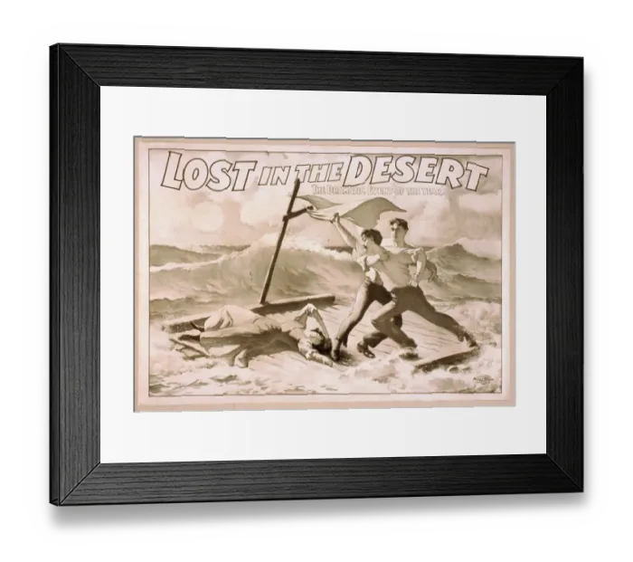 Framed Print : Lost in the desert the dramatic event of the year Framed Print : Lost in the desert the dramatic event of the year