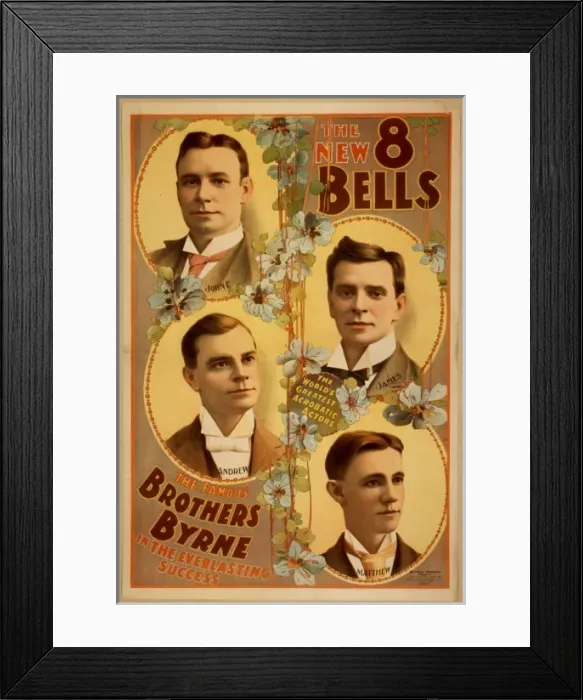 Framed Print : The new 8 bells the famous Brothers Byrne in the everlasting Framed Print : The new 8 bells the famous Brothers Byrne in the everlasting