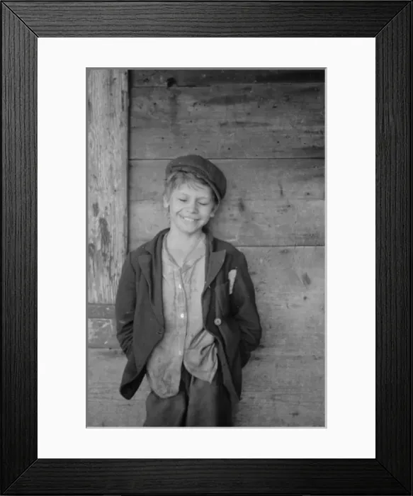 Framed Print : Son of the Blizzard family, Kempton, West Virginia Framed Print : Son of the Blizzard family, Kempton, West Virginia