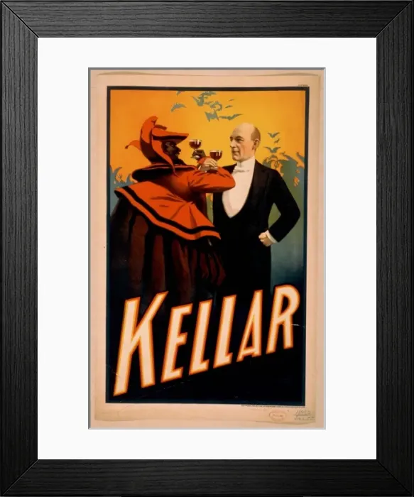 Framed Print : Kellar. Date c1899 Framed Print : Kellar. Date c1899