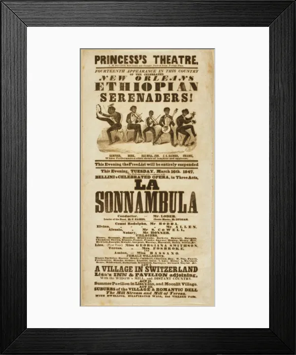Framed Print : Fourteenth appearance in this country of the celebrated New Framed Print : Fourteenth appearance in this country of the celebrated New