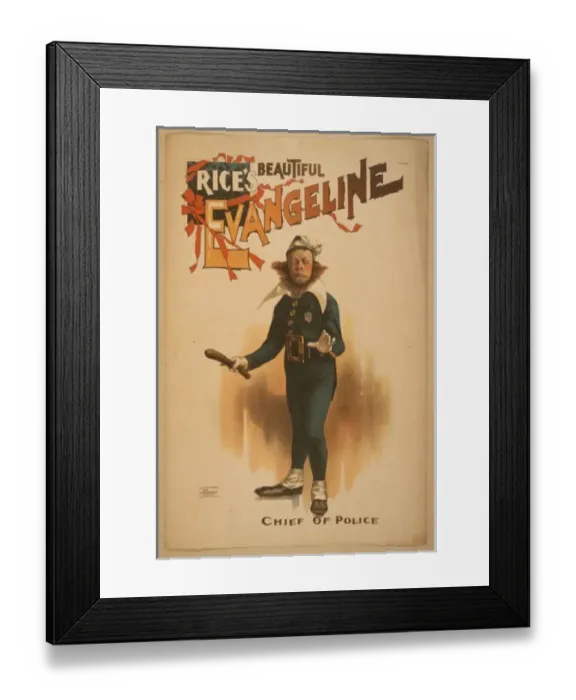 Framed Print : Rices beautiful Evangeline Framed Print : Rices beautiful Evangeline