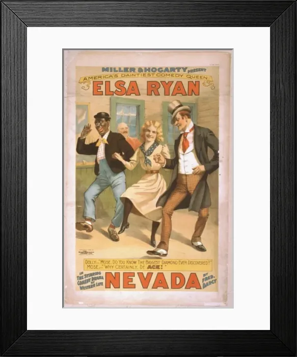 Framed Print : Miller & Hogarty present Americas daintiest comedy queen, E Framed Print : Miller & Hogarty present Americas daintiest comedy queen, E